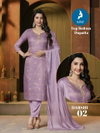 Darshi By Kaya Shimmer Online Kurti With Bottom Dupatta Wholesale